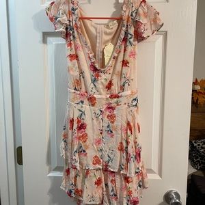 Altar’d State floral print romper size medium